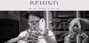 Behind