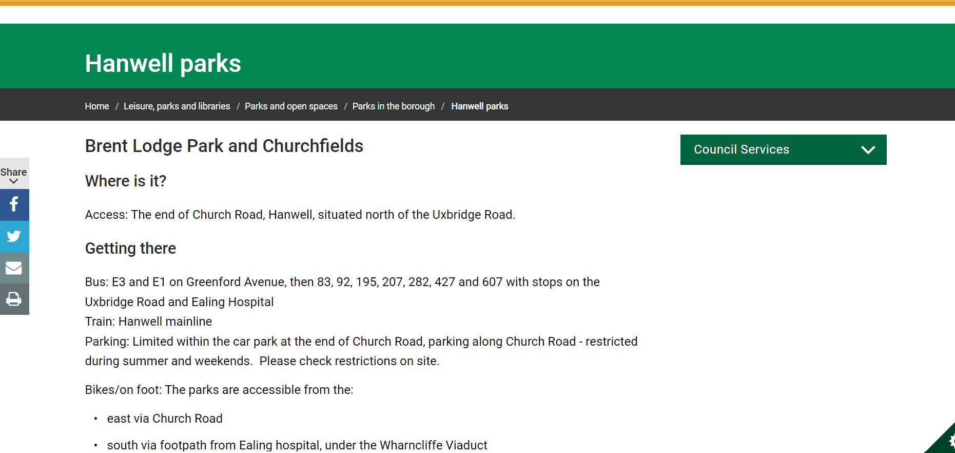 Brent Lodge Park Animal Centre- The Bunny Park