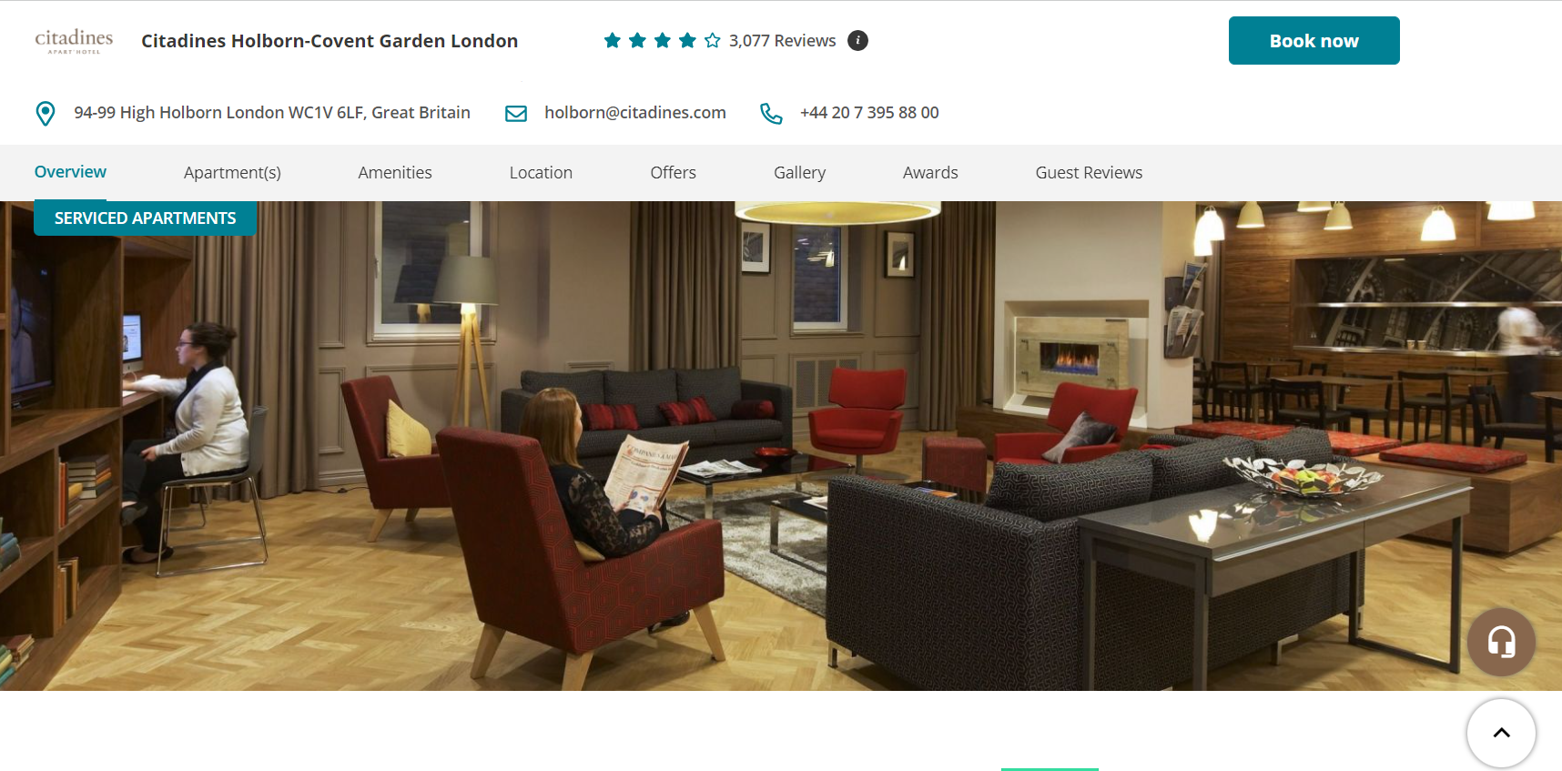 Citadines Holborn-Covent Garden London