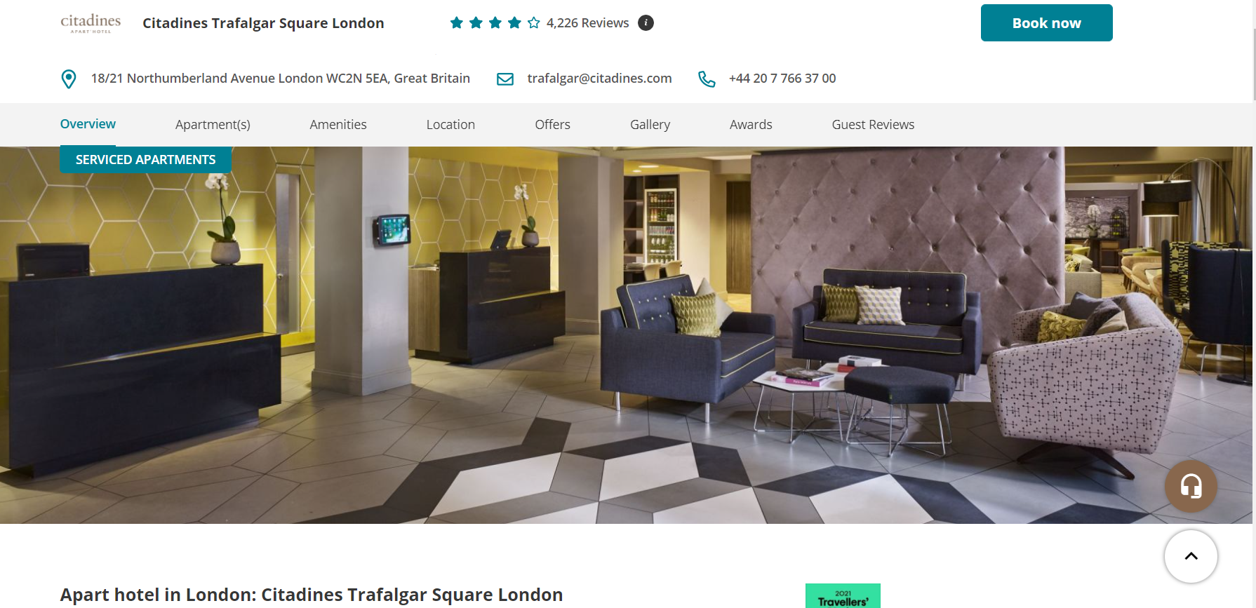 Citadines Trafalgar Square London
