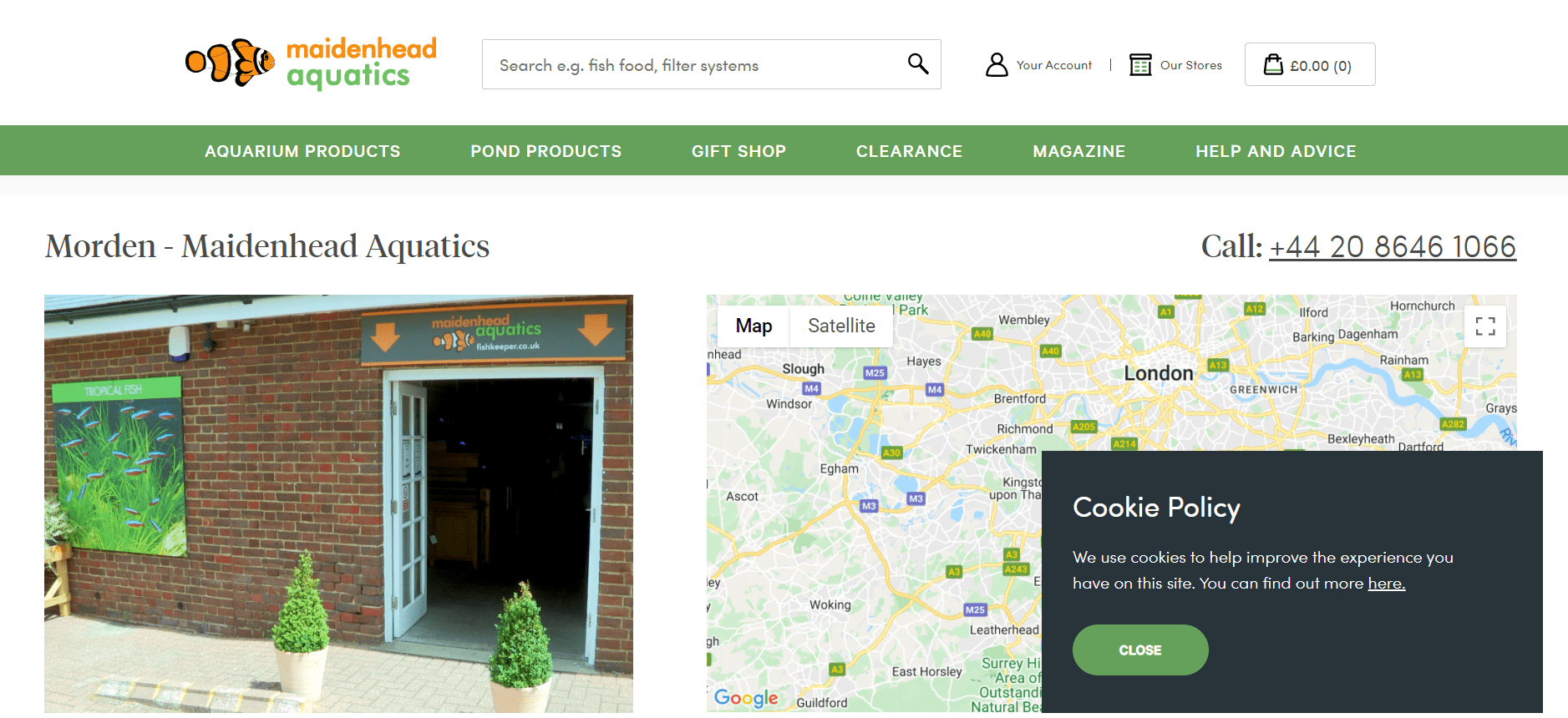 Maidenhead Aquatics Morden Water World