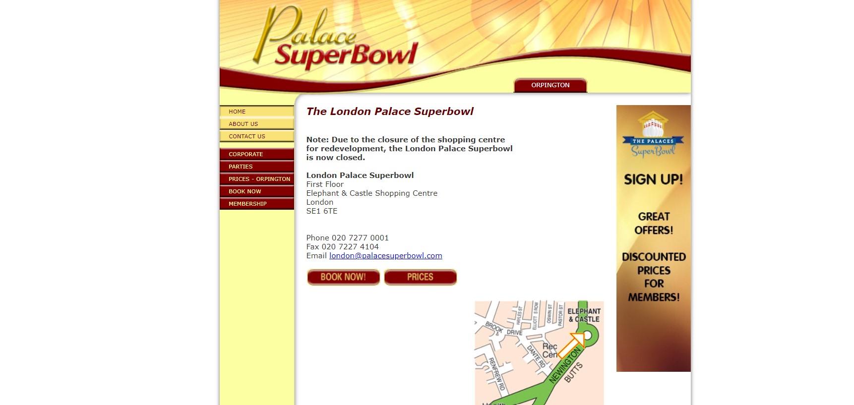 London Palace Superbowl