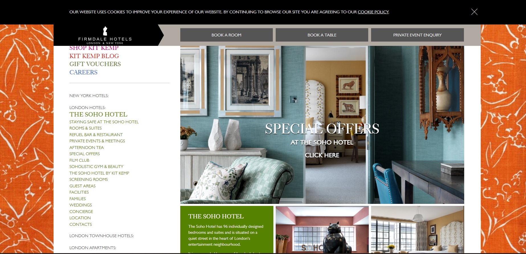 The Soho Hotel, Firmdale Hotels