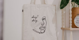 Black kokoye tote bag