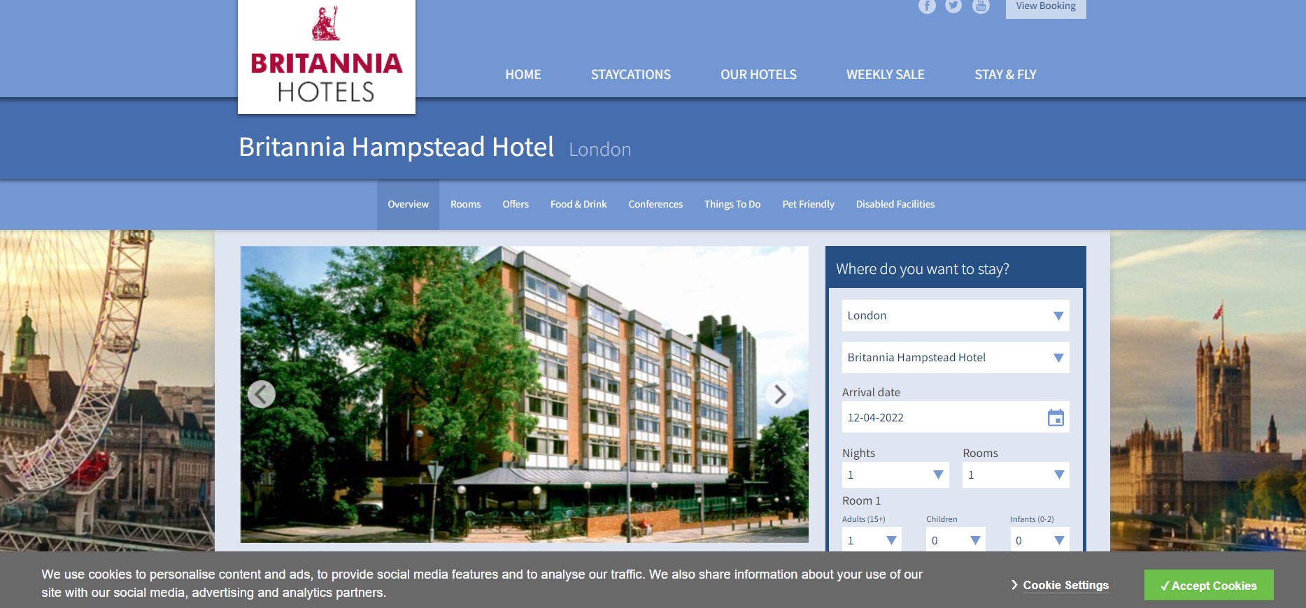 Britannia Hampstead Hotel Britannia Hampstead Hotel