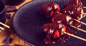 The Most Wonderful Birthday Ever Chocolate-Dipped Strawberries