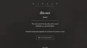 Dinner By Heston Blumenthal