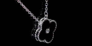 Elegant Sterling Silver 40th Birthday Necklace