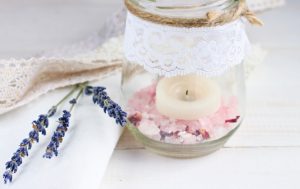 Engraved Lime Basil and Mandarin Home Candle