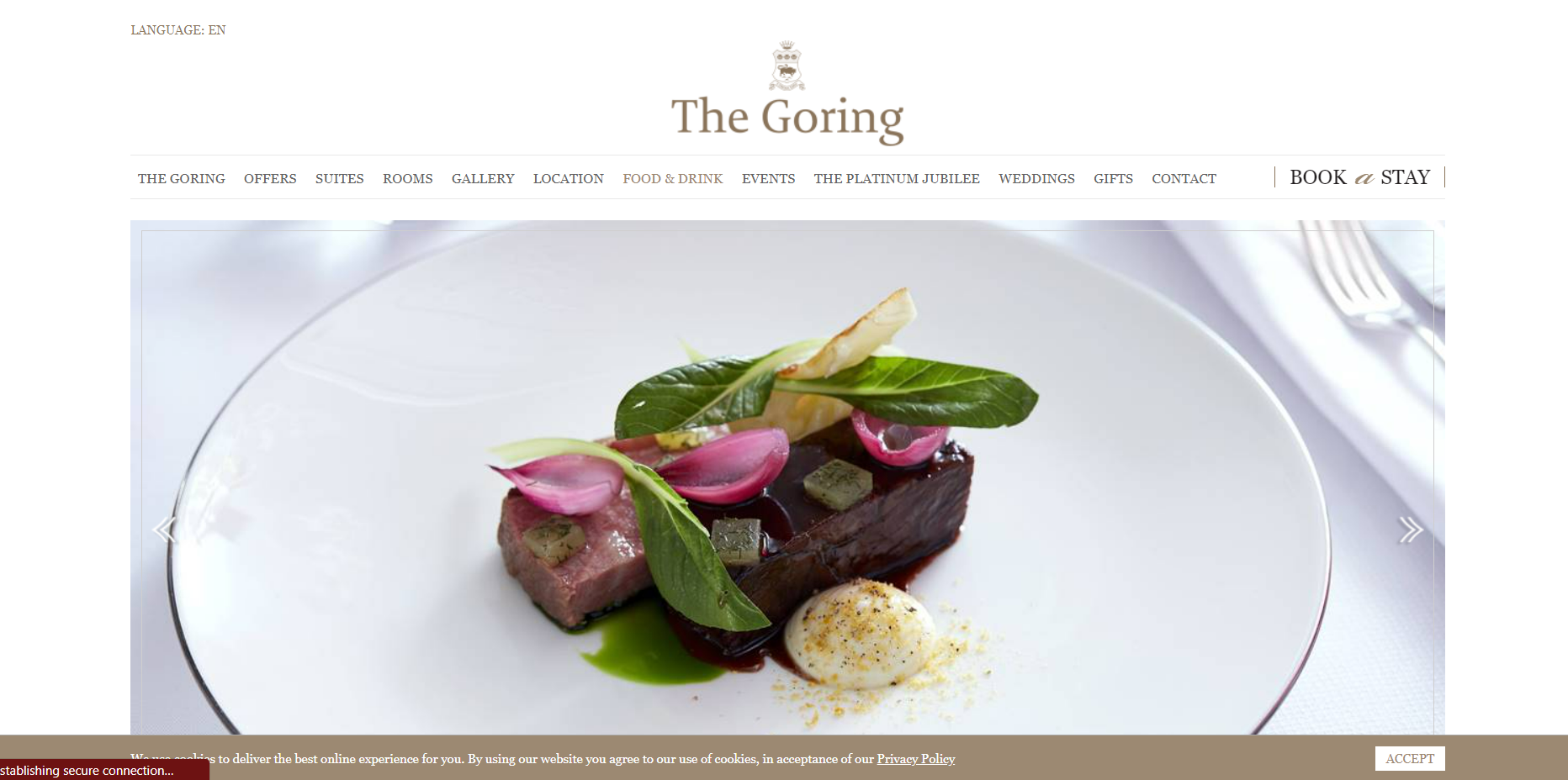 The Goring Dining Room
