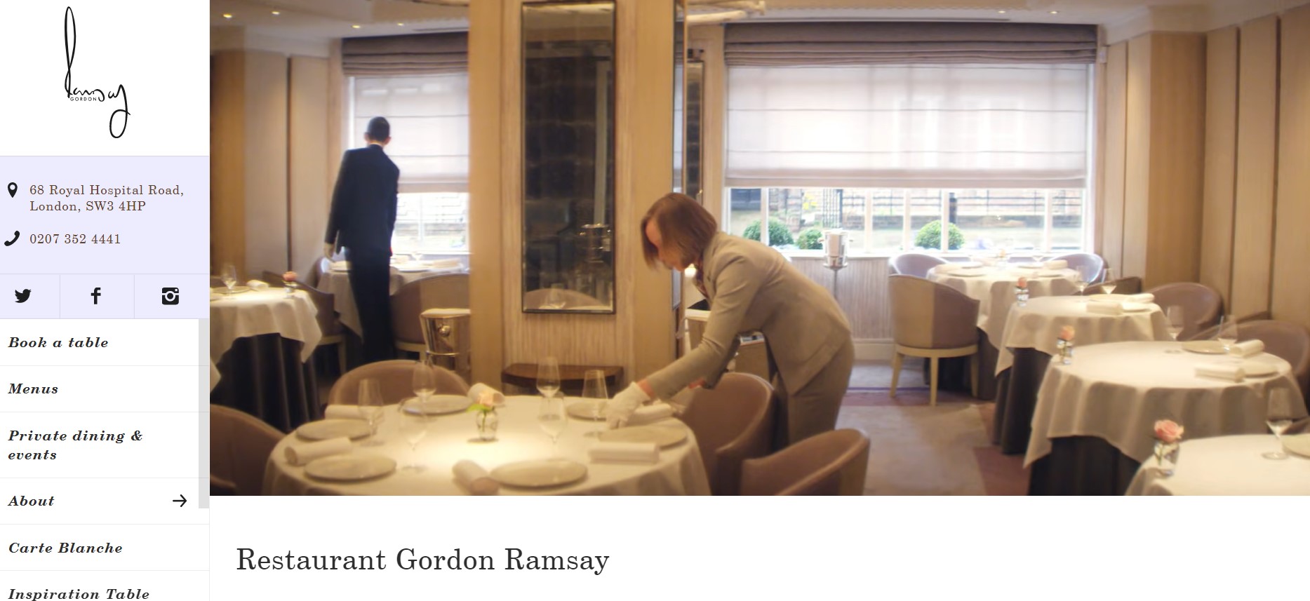 Restaurant Gordon Ramsay Restaurant Gordon Ramsay