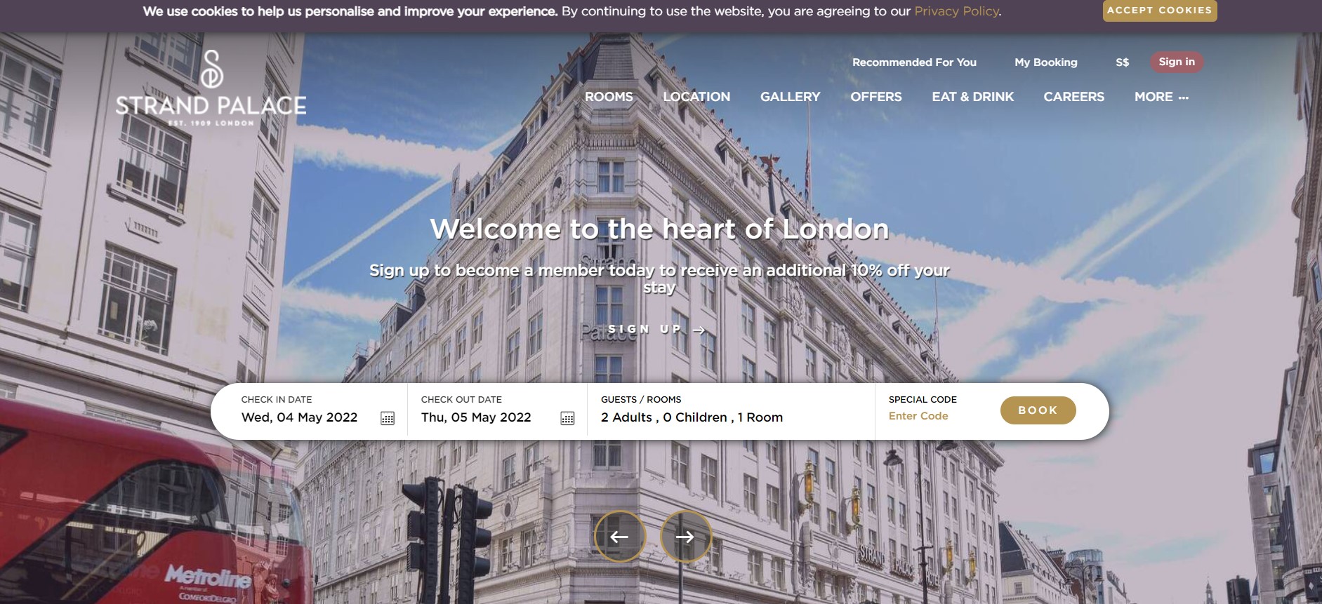 Strand Palace Hotel