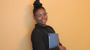 poses for the best professional headshots - Use a Prop