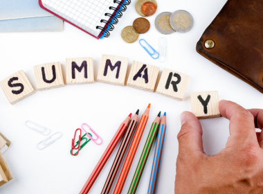 how to write a summary