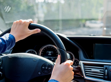 how should you drive in areas with traffic calming measures