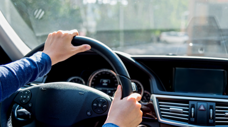 how should you drive in areas with traffic calming measures