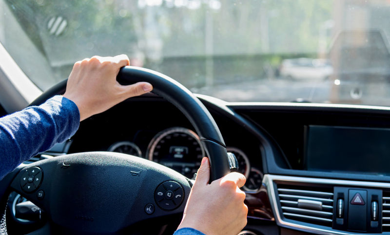 how should you drive in areas with traffic calming measures