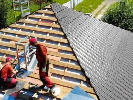 different types of roof tiles