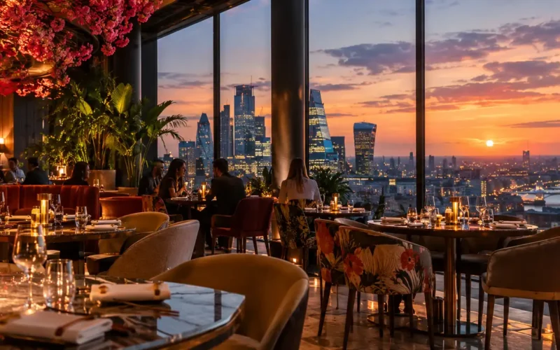 trendy restaurants in london