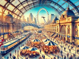 Waterloo Station in London