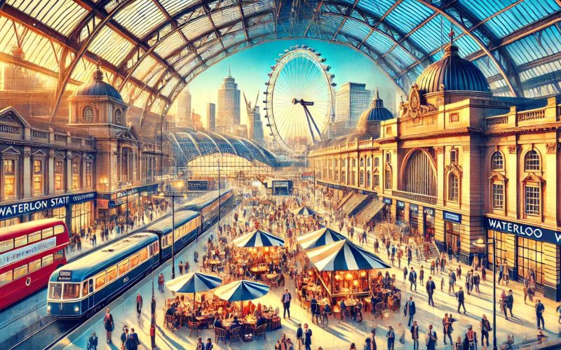 Waterloo Station in London