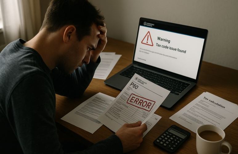 HMRC P60 Tax Code Error