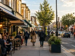 remote work shifted foot traffic in outer london