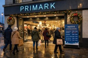 What Are Primark's Opening Hours Around Christmas and Boxing Day?