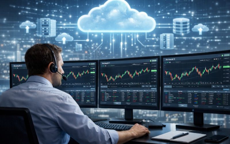 trading strategy synchronization for multiple accounts