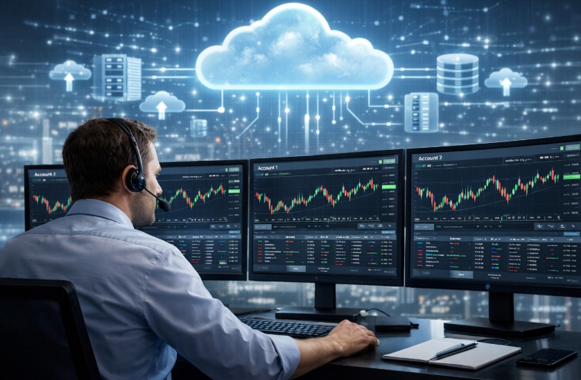 trading strategy synchronization for multiple accounts