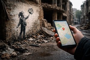 How Did Geo-Tagging Link Banksy to the Ukraine Murals