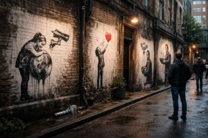 What Are Banksy’s Most Influential Works and What Do They Reveal