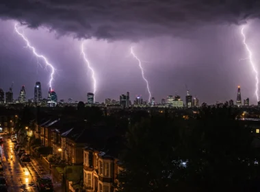 london storm last night