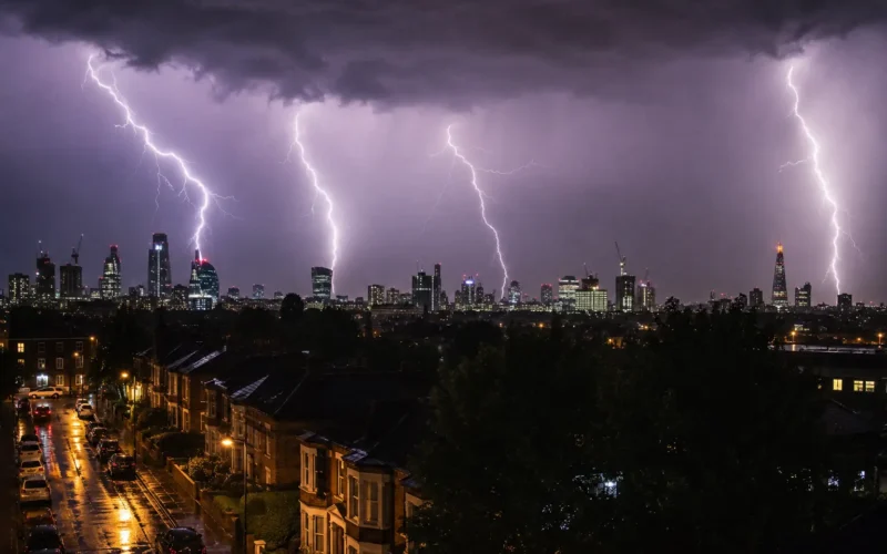 london storm last night