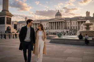Continue to Trafalgar Square and the National Gallery