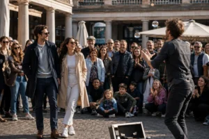 Watch the Covent Garden Street Performers