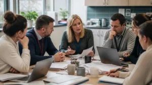 What Are the Downend School Staff Workload Disputes About