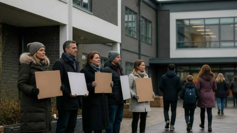 downend school staff workload disputes