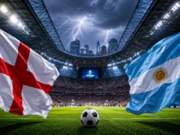 england vs argentina delay