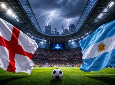 england vs argentina delay