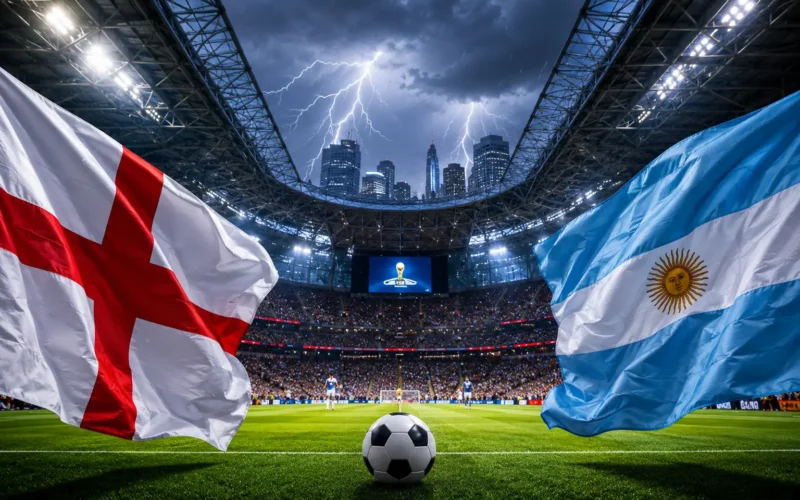 england vs argentina delay